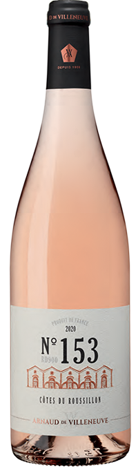 vin 153 rosé arnaud de villeneuve