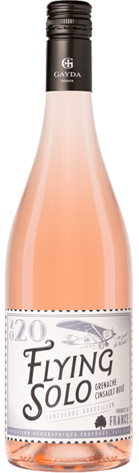 vin flying solo rosé gayda