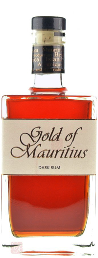 dark rhum gold of mauritius