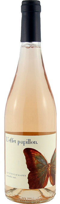 vin effet papillon rosé