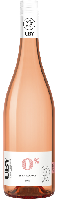 vin sans alcool rosé uby